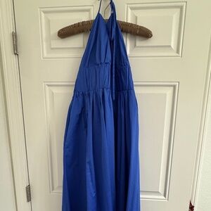 COS bright blue maxi dress